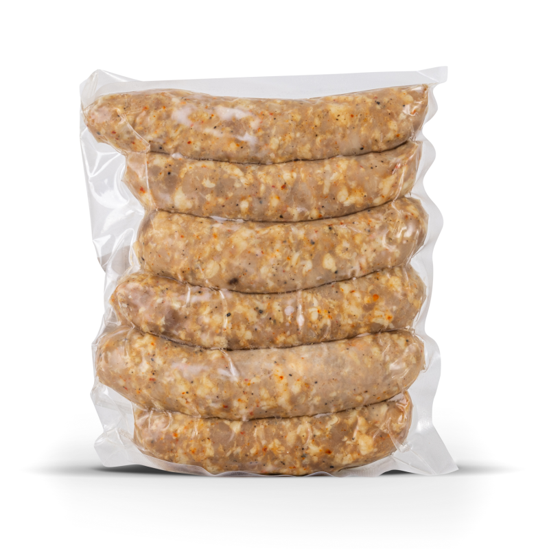 Saucisses confites sous vide